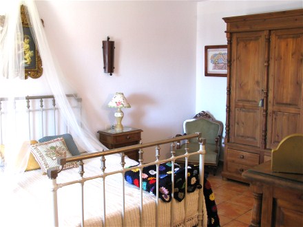 Schlafzimmer im Erdgescho im Landhaus Marfra in Almunecar